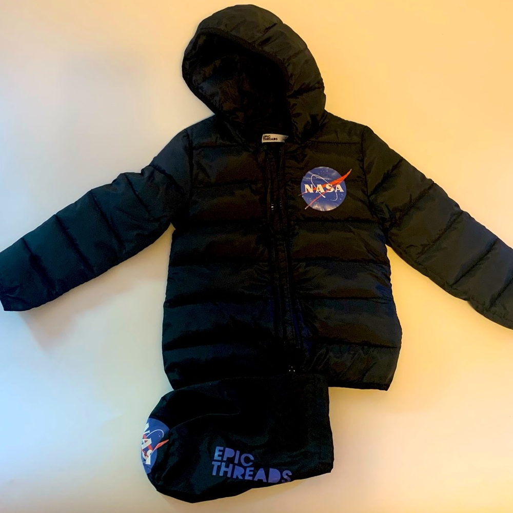 Epic Treads Packable Coat Black
